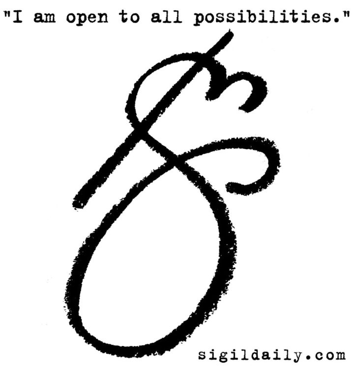Сигила Я открыт для всех возможностей