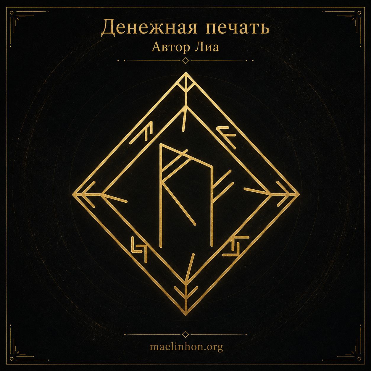 денежная печать руны